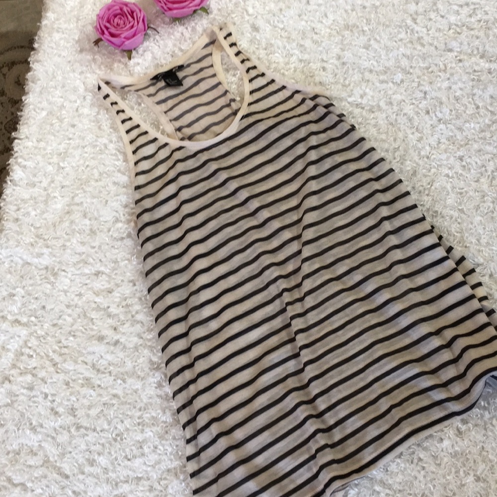 H&M Striped Tank Tunic. Small